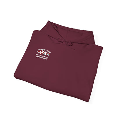504 Sportfishing Red Logo Hooded Sweatshirt