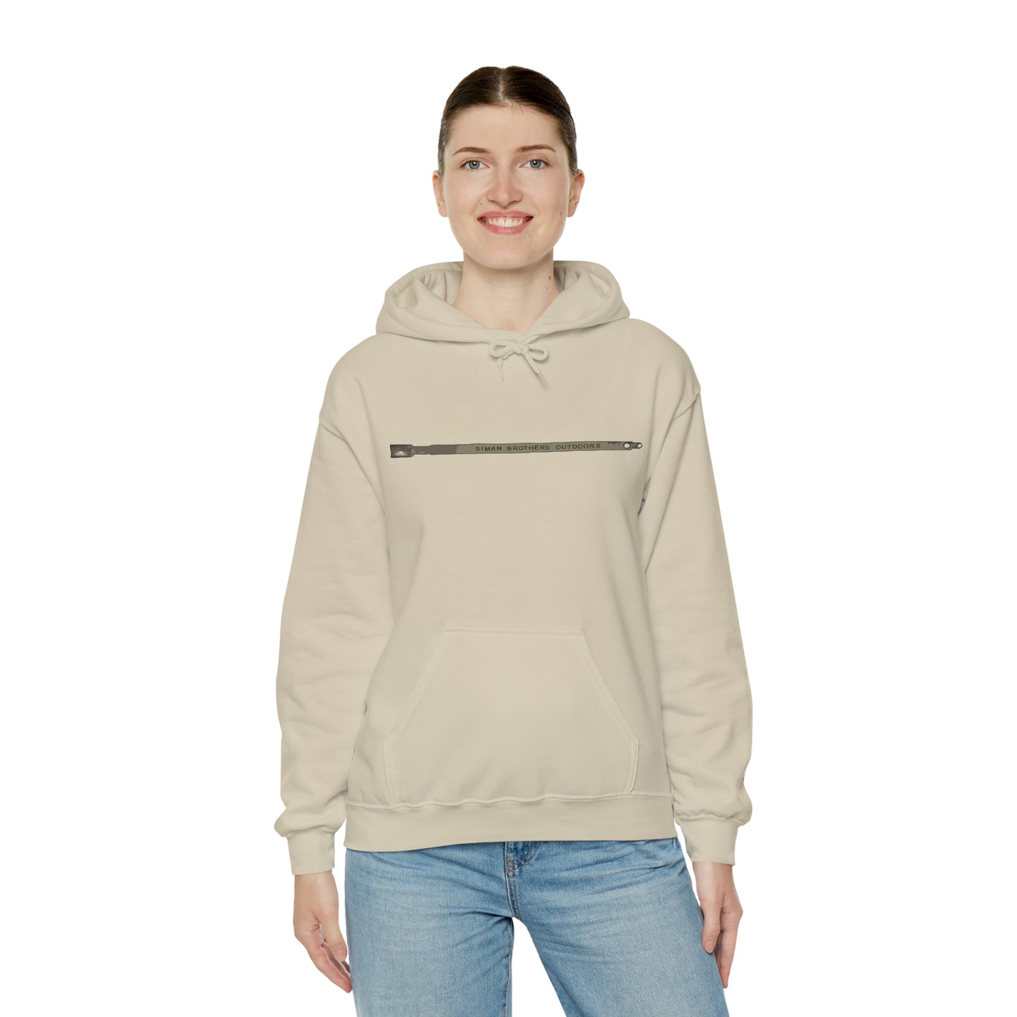 Metal Deer Tag Hoodie