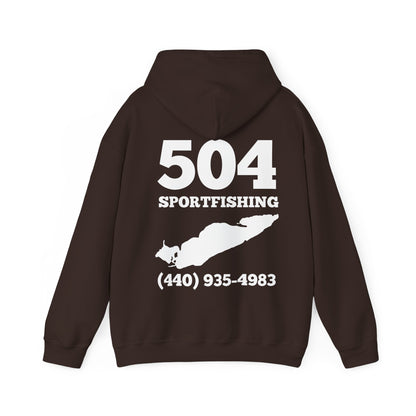 504 Sportfishing Blue Walleye Hoodie