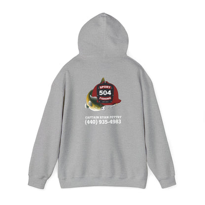 504 Sportfishing Red Logo Hooded Sweatshirt