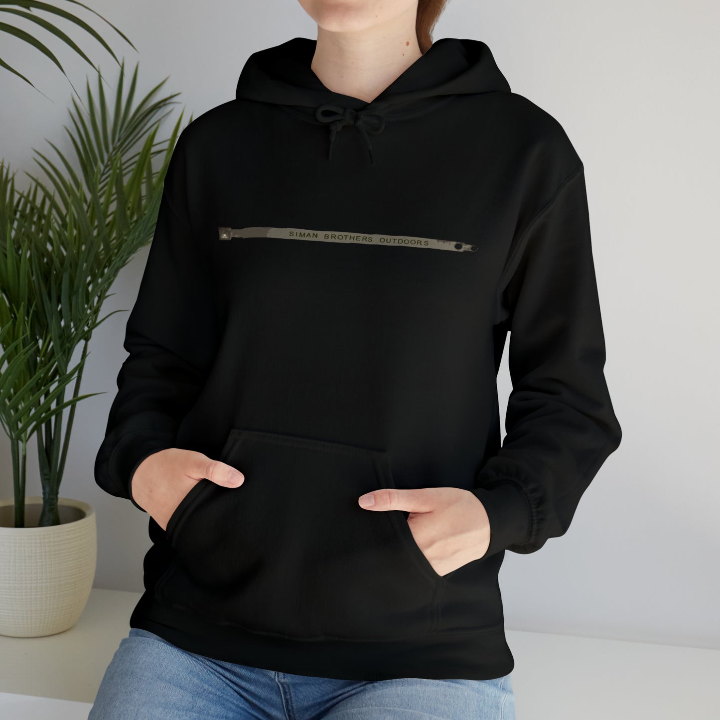 Metal Deer Tag Hoodie