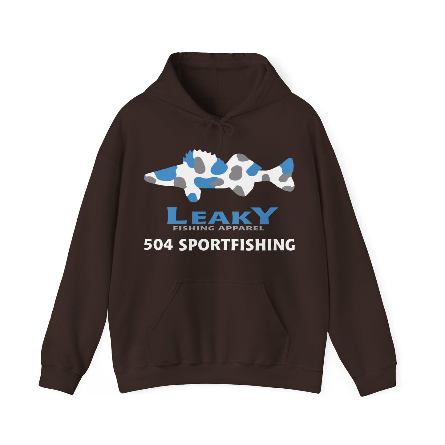504 Sportfishing Blue Walleye Hoodie