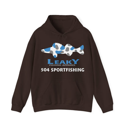 504 Sportfishing Blue Walleye Hoodie