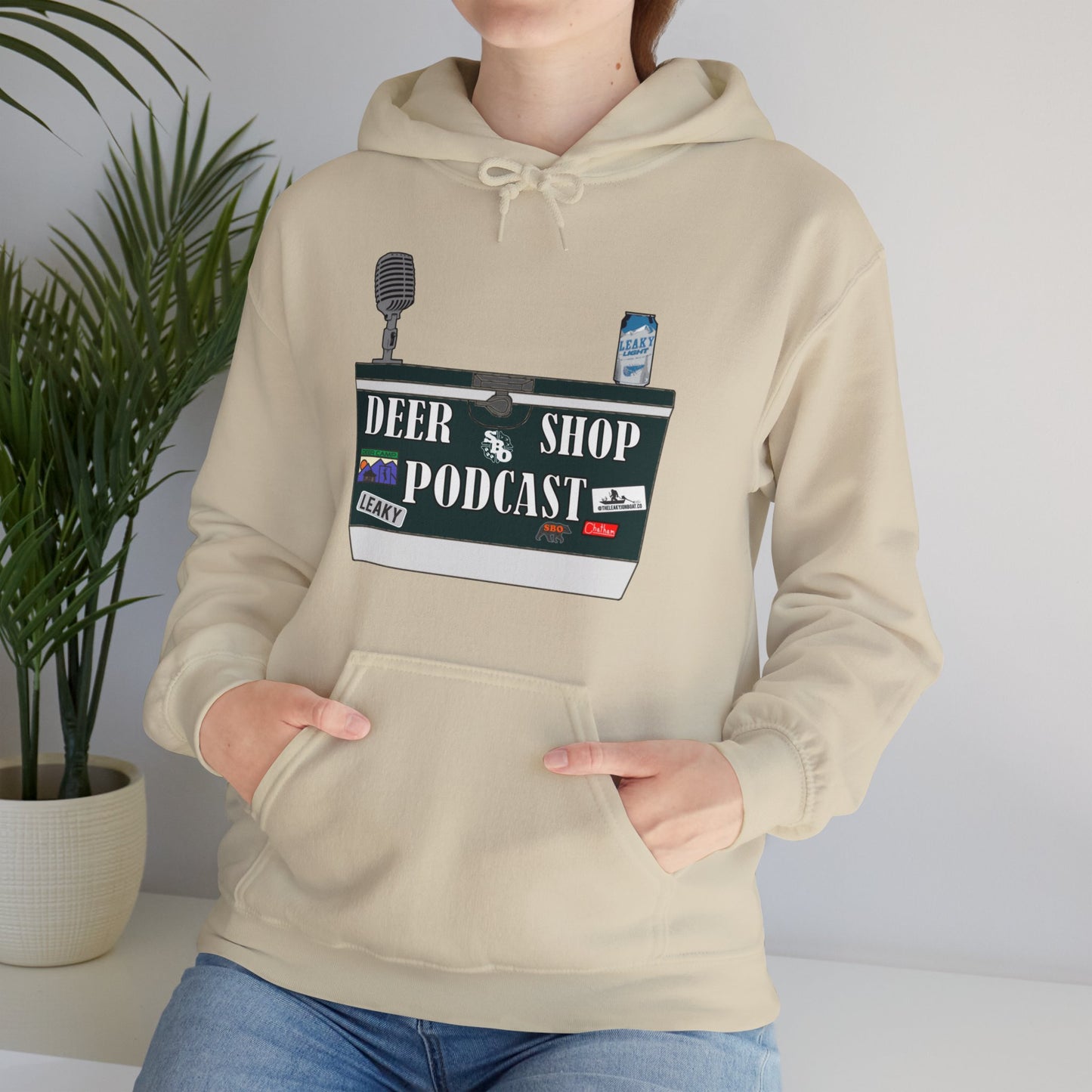 Deer Shop Podcast Hooded Sweatshirt