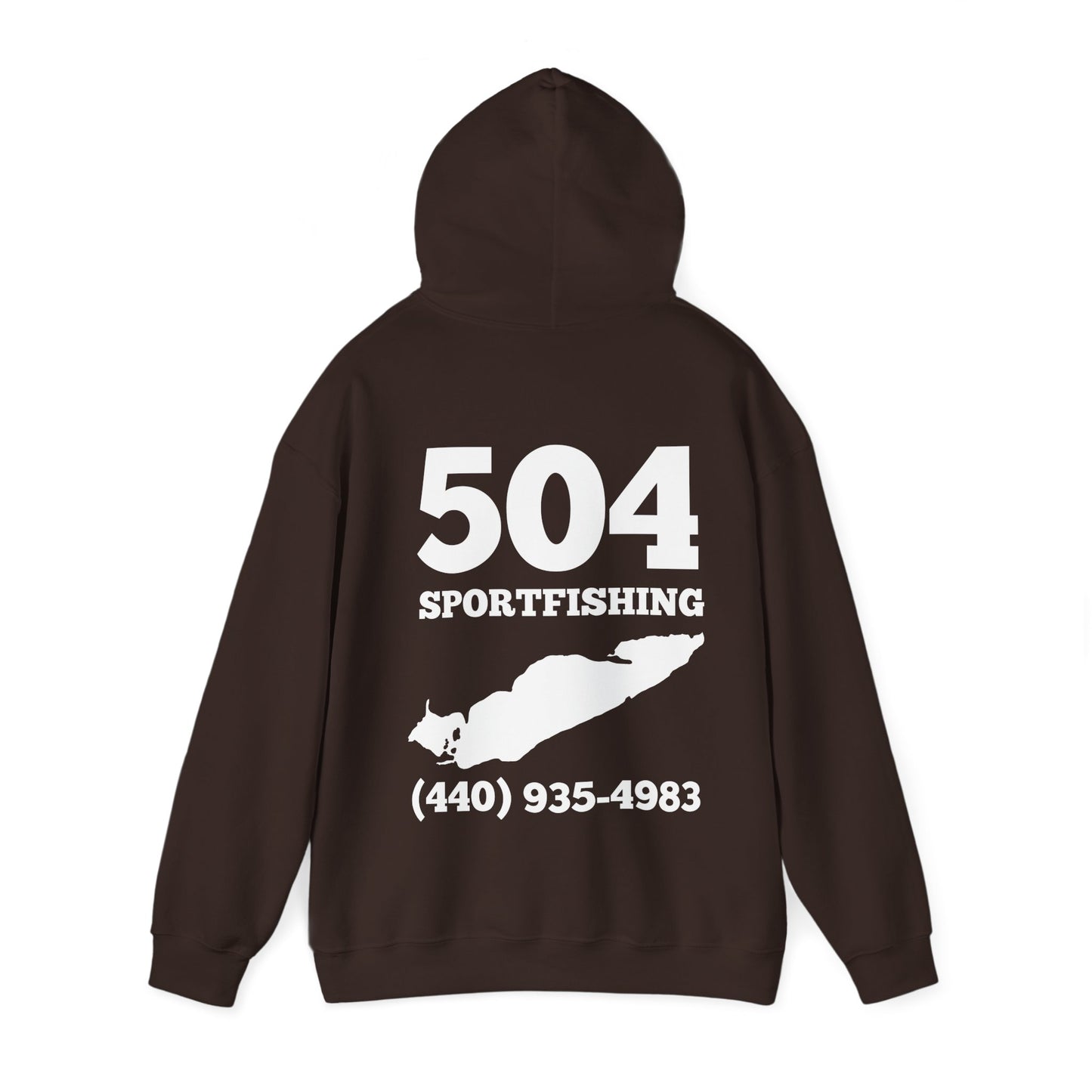 504 Sportfishing Blue Walleye Hoodie