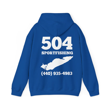 504 Sportfishing Blue Walleye Hoodie
