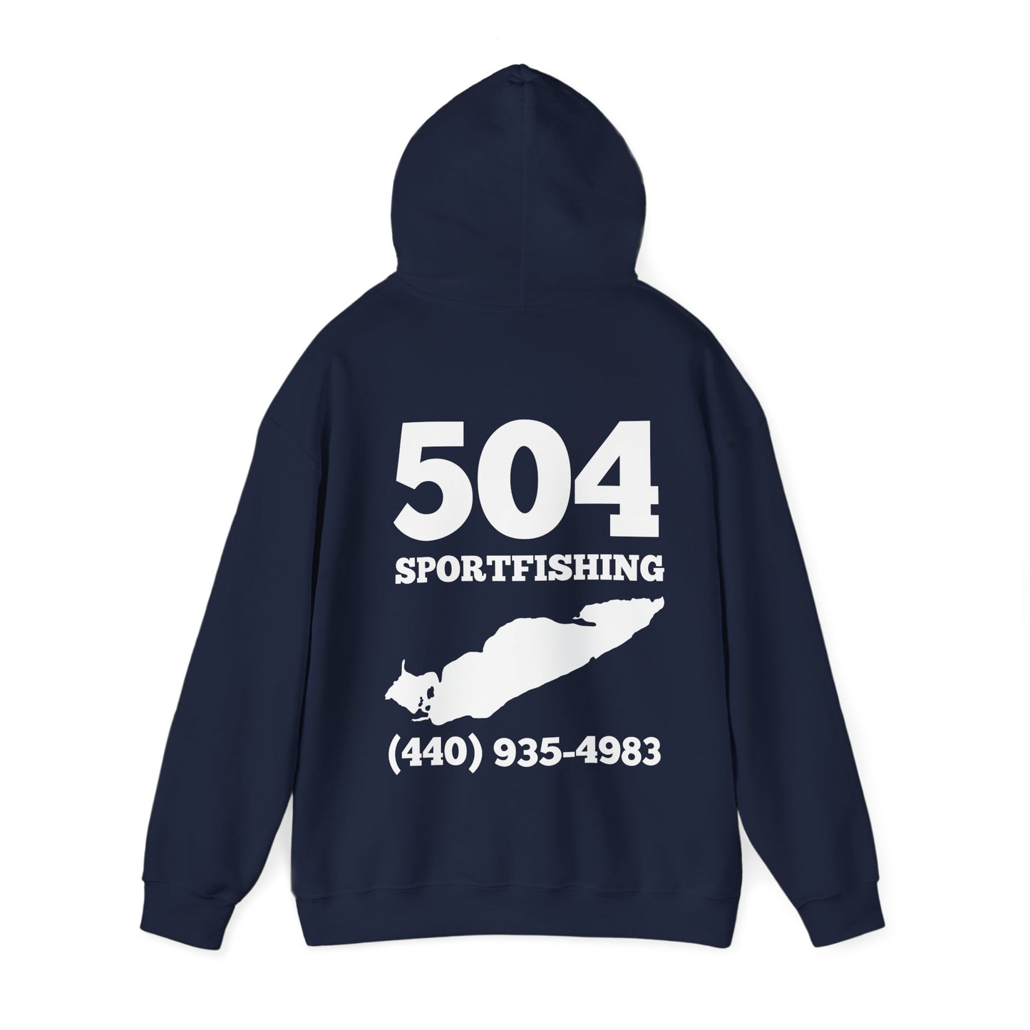 504 Sportfishing Blue Walleye Hoodie