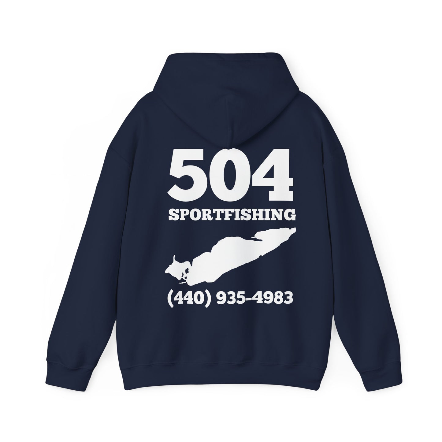 504 Sportfishing Blue Walleye Hoodie