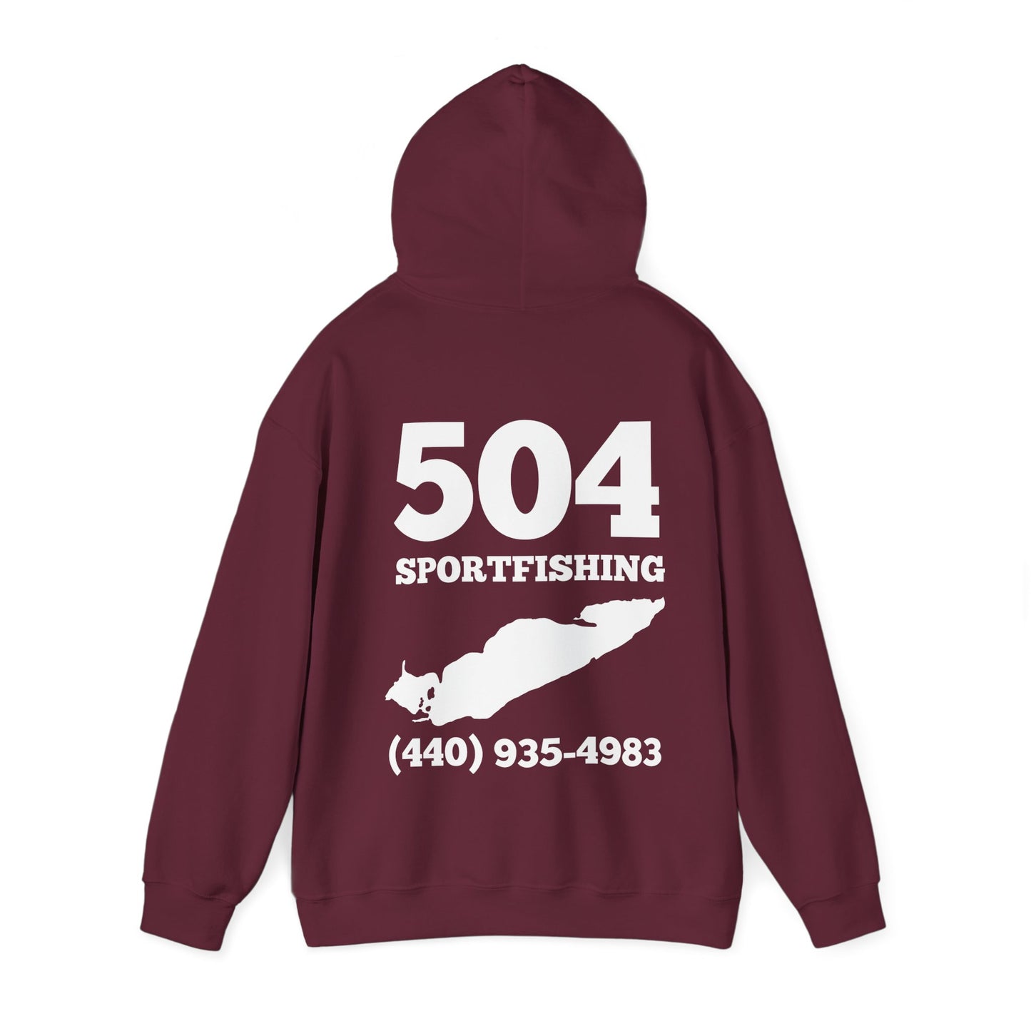504 Sportfishing Blue Walleye Hoodie