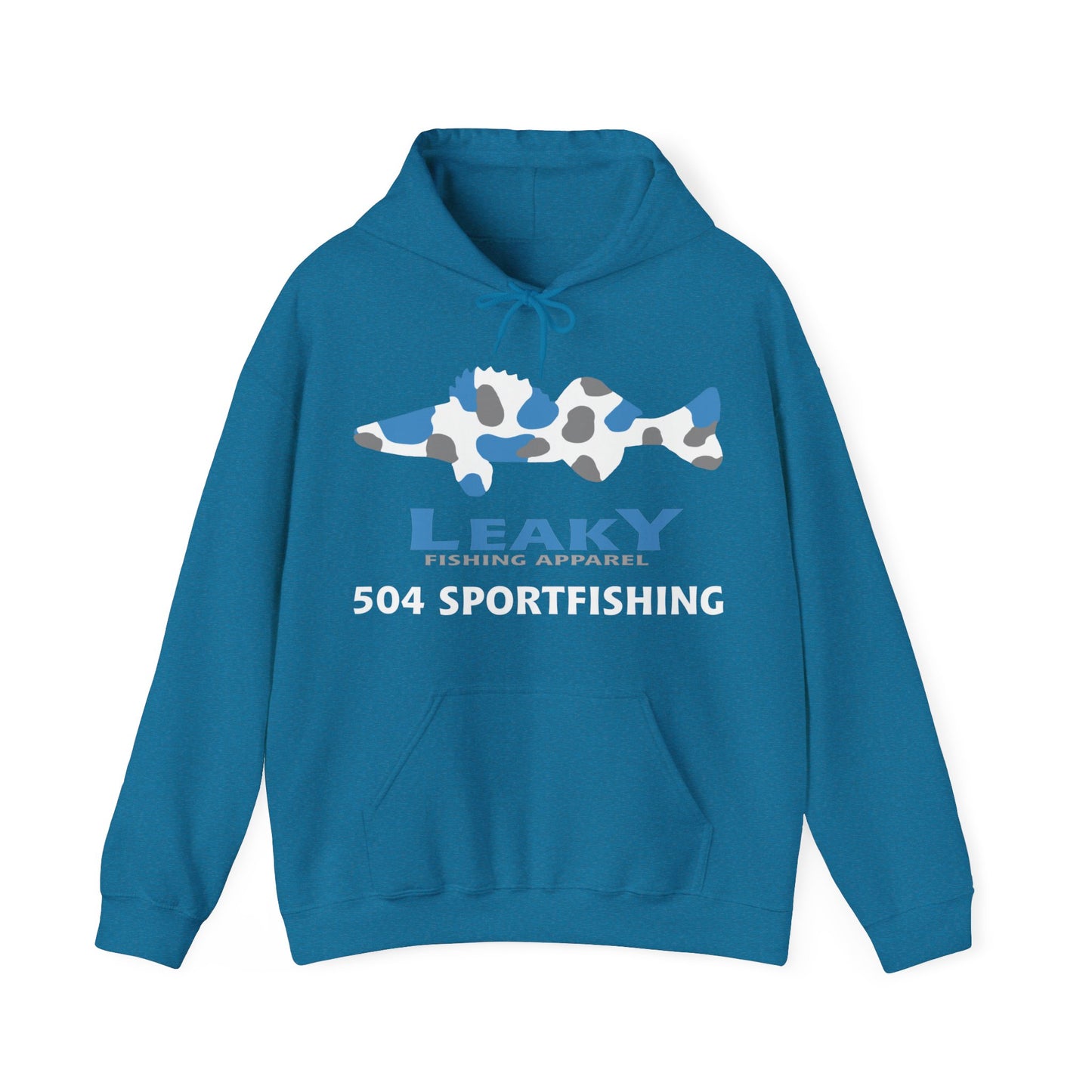 504 Sportfishing Blue Walleye Hoodie