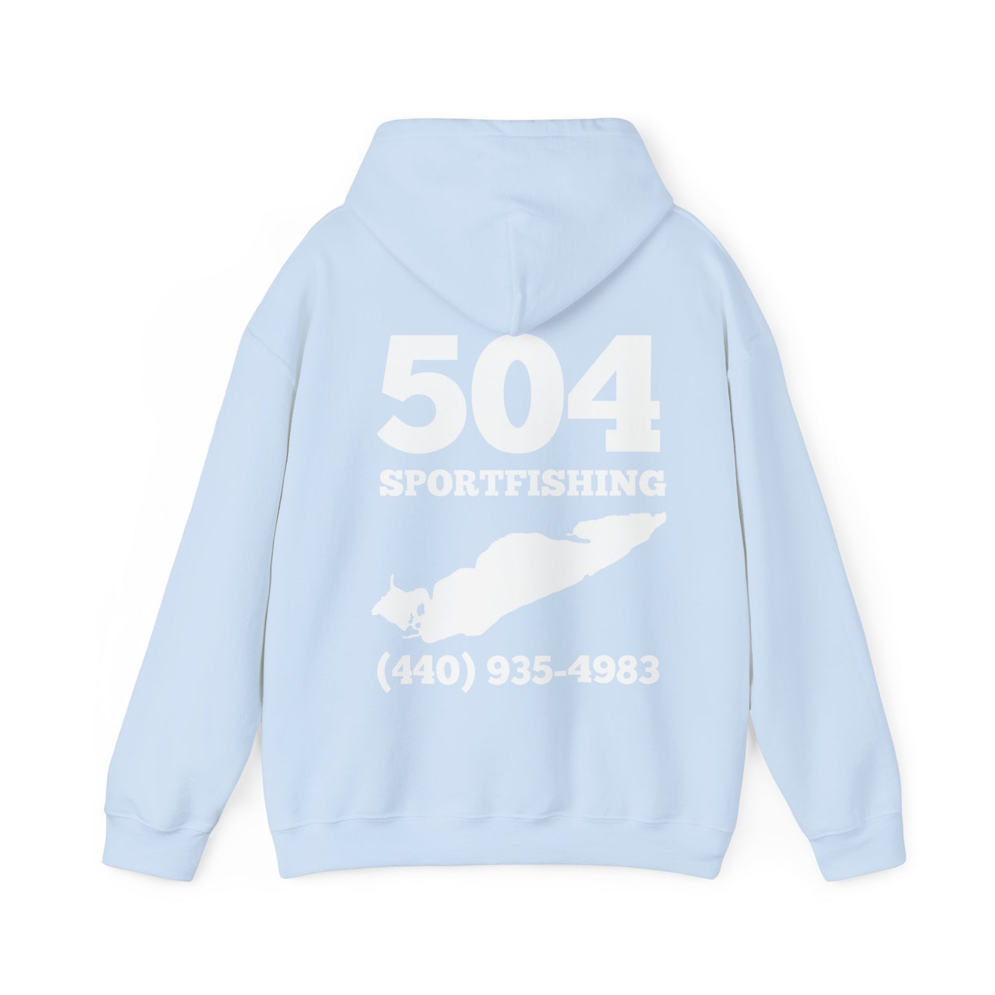 504 Sportfishing Blue Walleye Hoodie