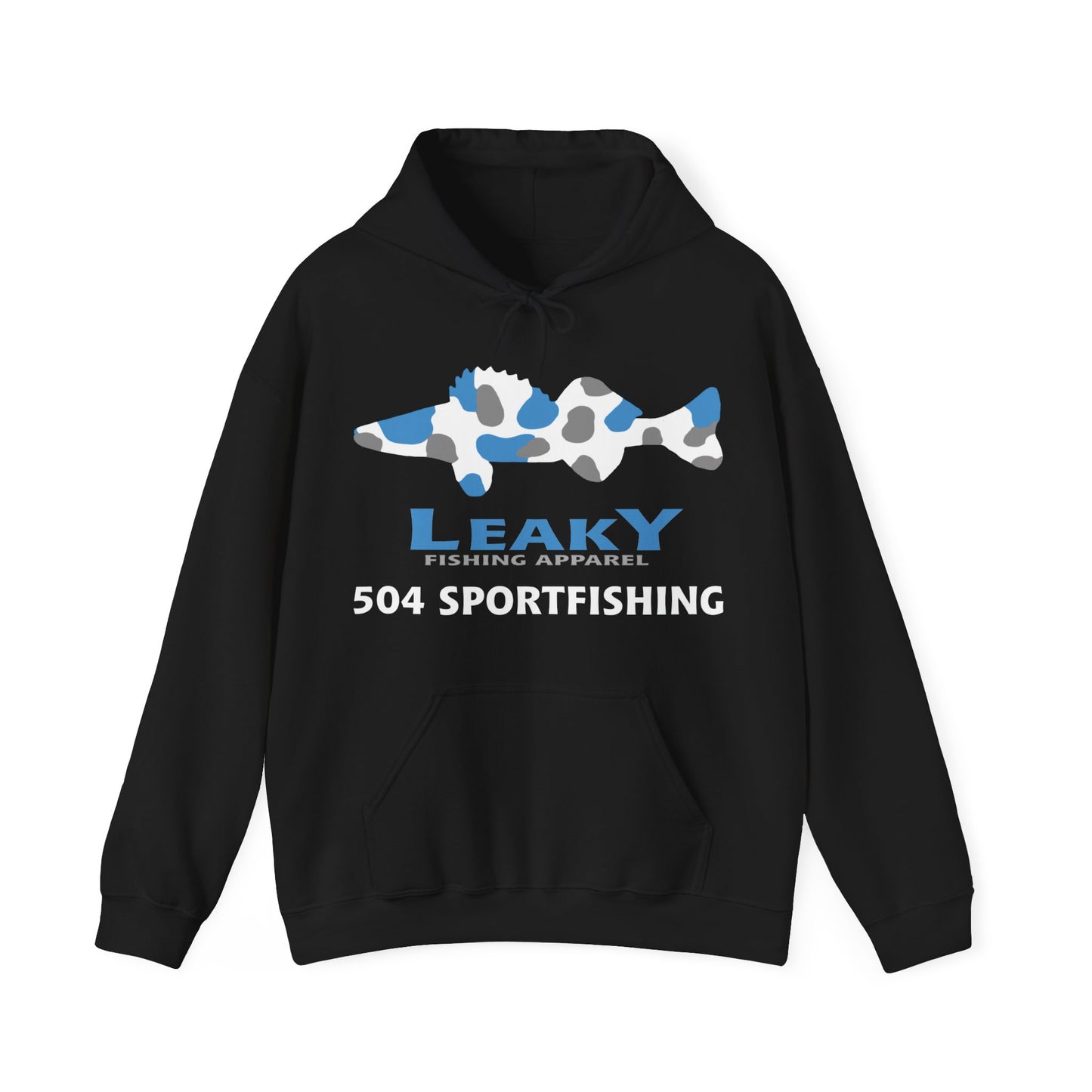 504 Sportfishing Blue Walleye Hoodie
