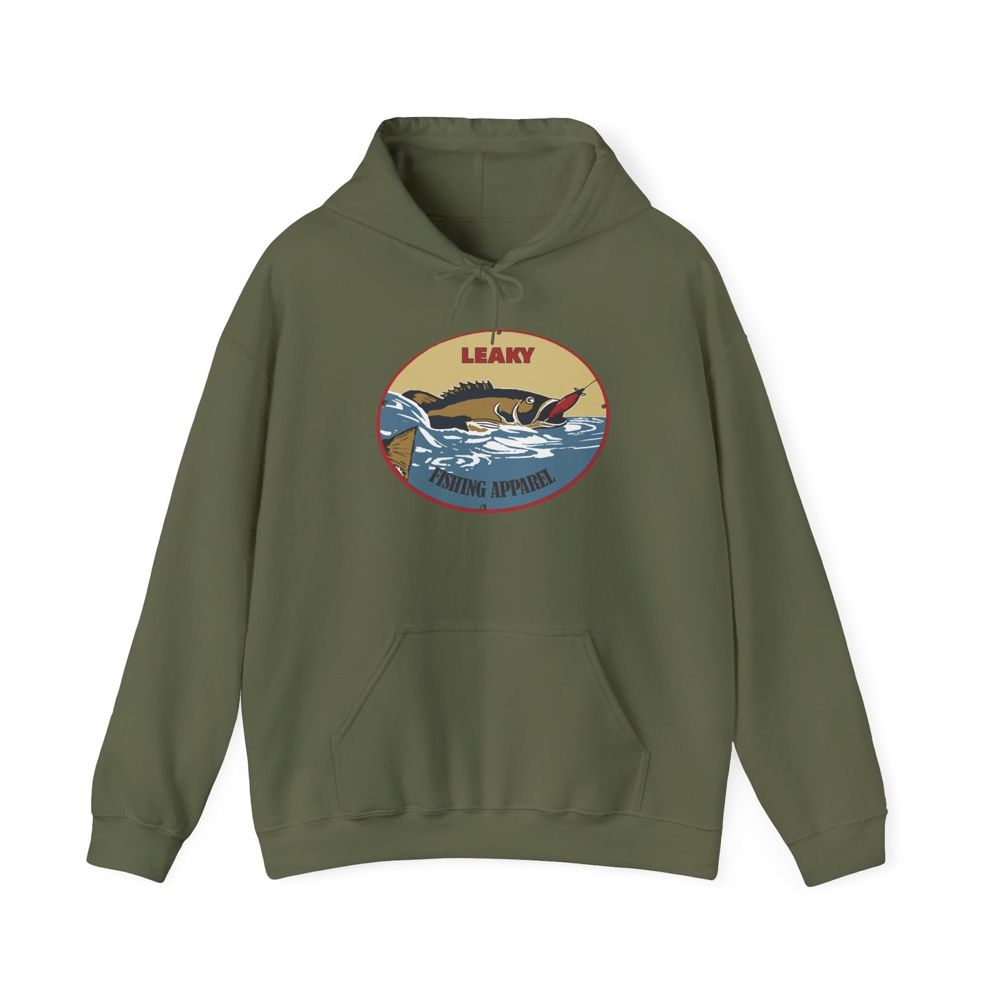 Retro Walleye Leaky Hoodie