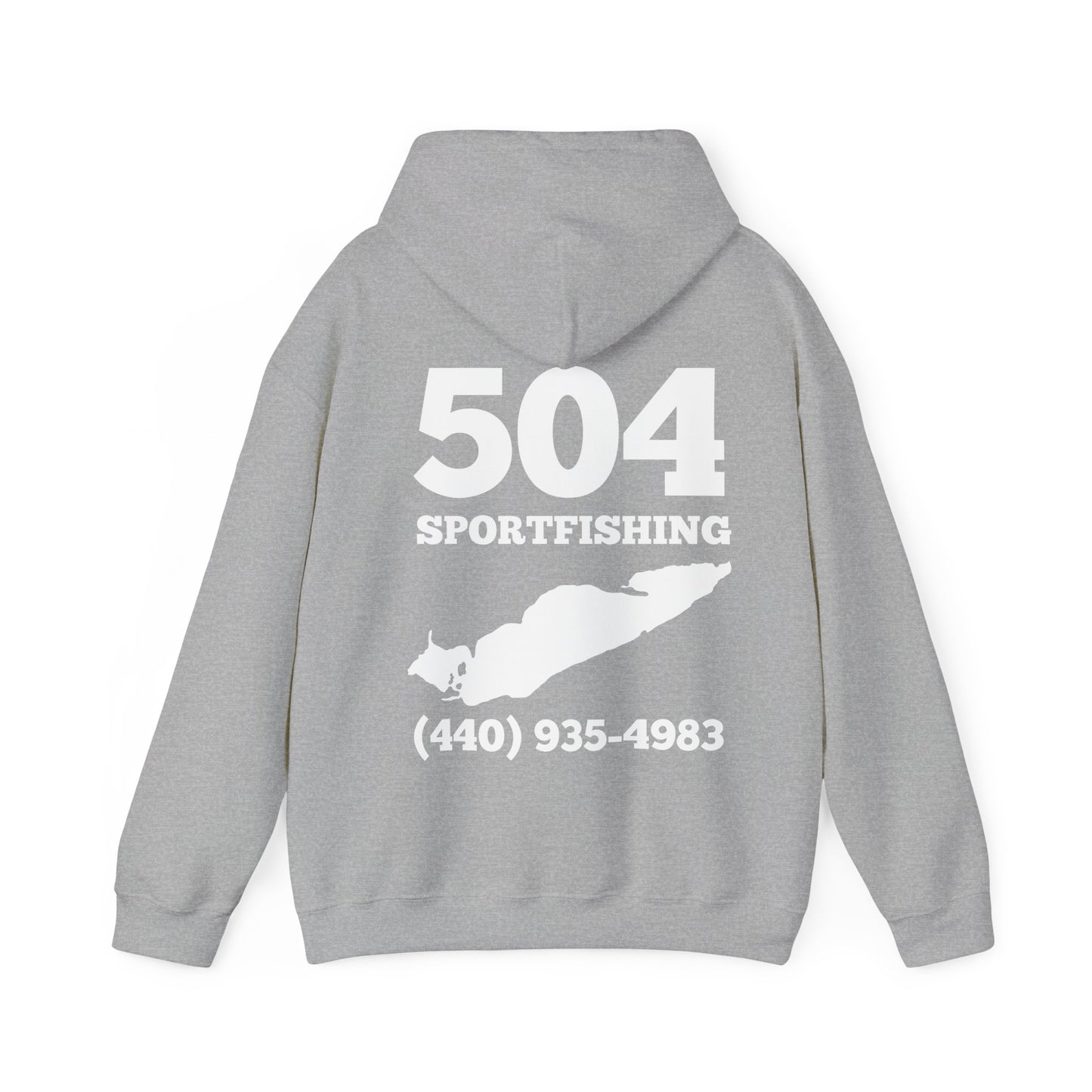 504 Sportfishing Blue Walleye Hoodie