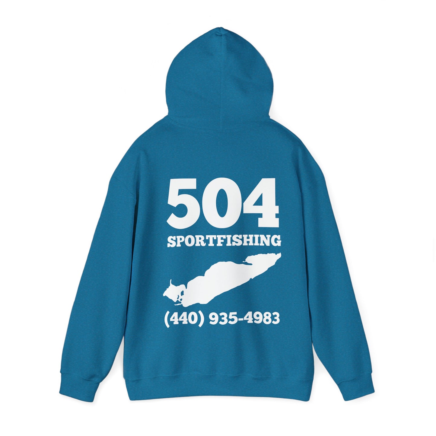 504 Sportfishing Blue Walleye Hoodie
