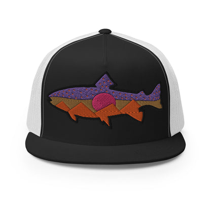 Brook Trout 5 Panel Trucker Cap