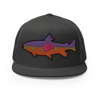 Brook Trout 5 Panel Trucker Cap