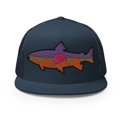 Brook Trout 5 Panel Trucker Cap