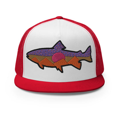 Brook Trout 5 Panel Trucker Cap