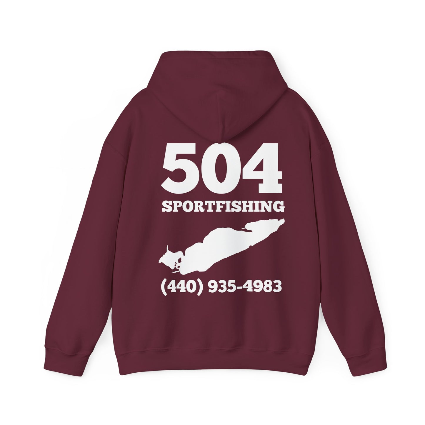 504 Sportfishing Blue Walleye Hoodie