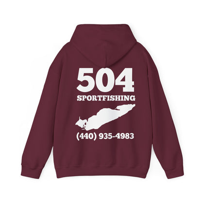 504 Sportfishing Blue Walleye Hoodie