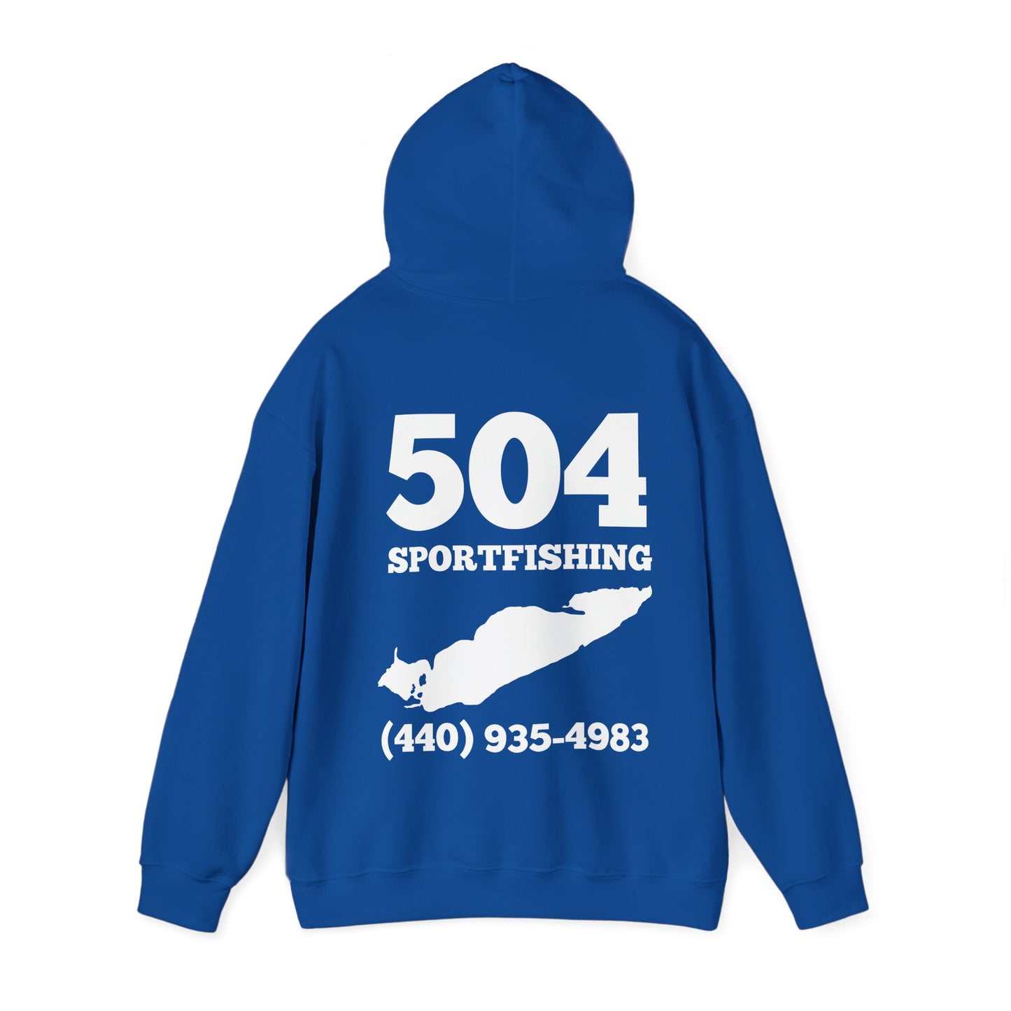 504 Sportfishing Blue Walleye Hoodie