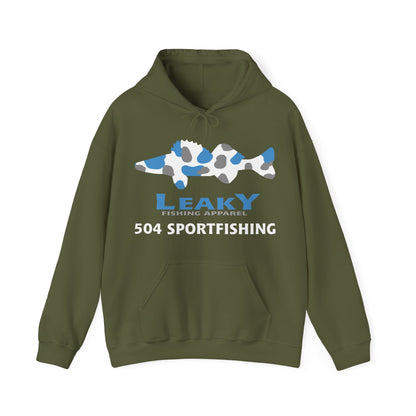 504 Sportfishing Blue Walleye Hoodie