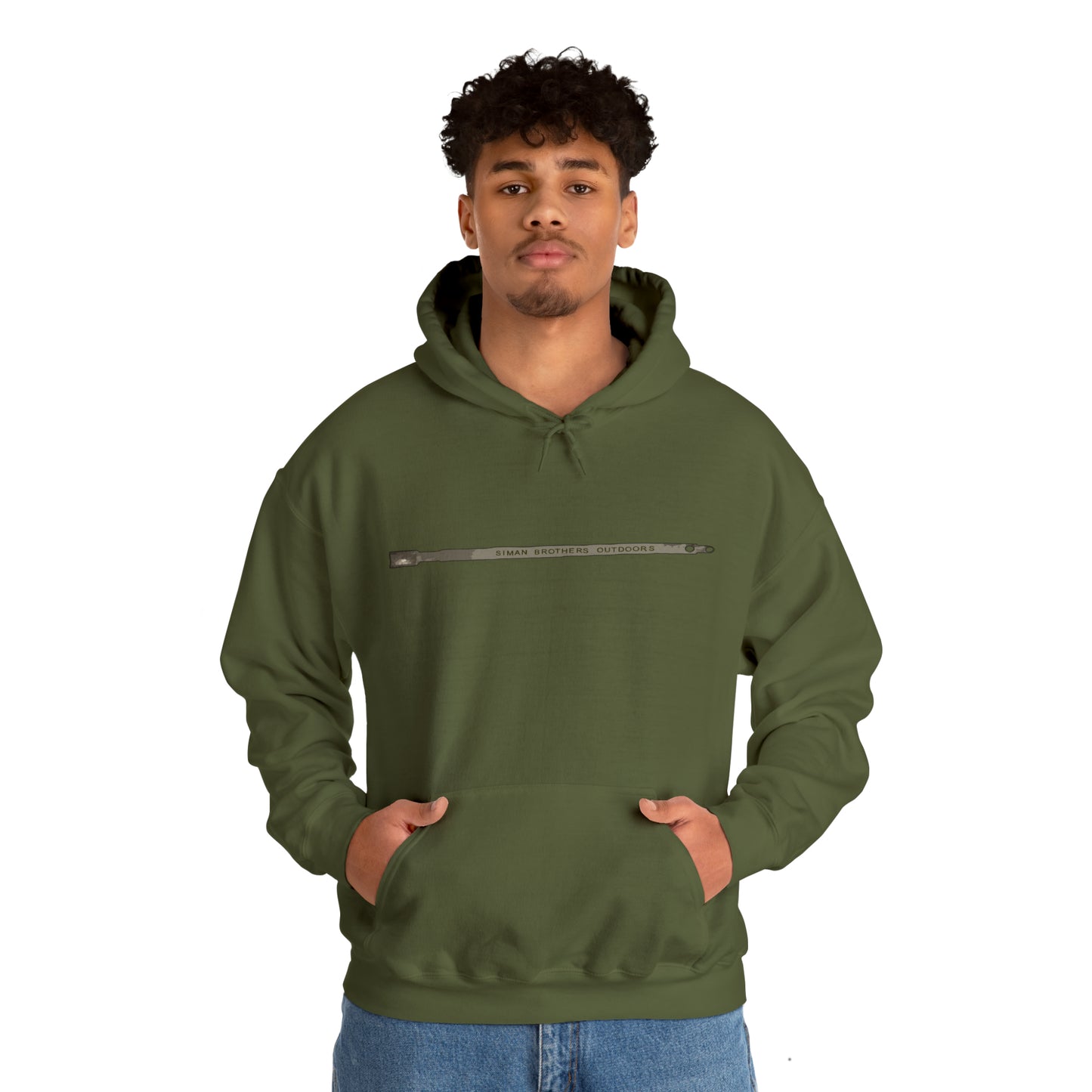 Metal Deer Tag Hoodie