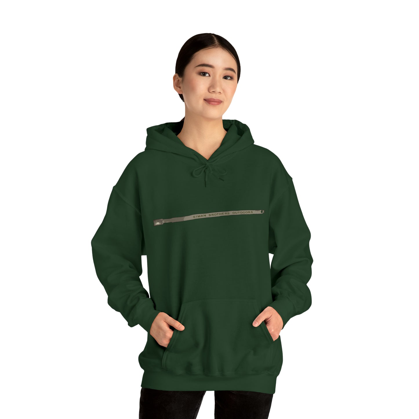 Metal Deer Tag Hoodie