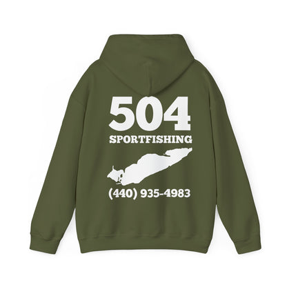 504 Sportfishing Blue Walleye Hoodie