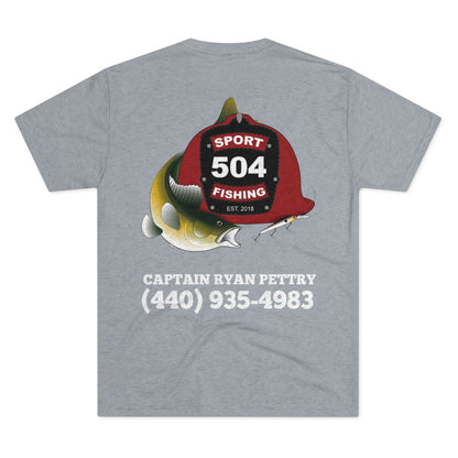 504 Sportfishing Red Logo Crew Tee