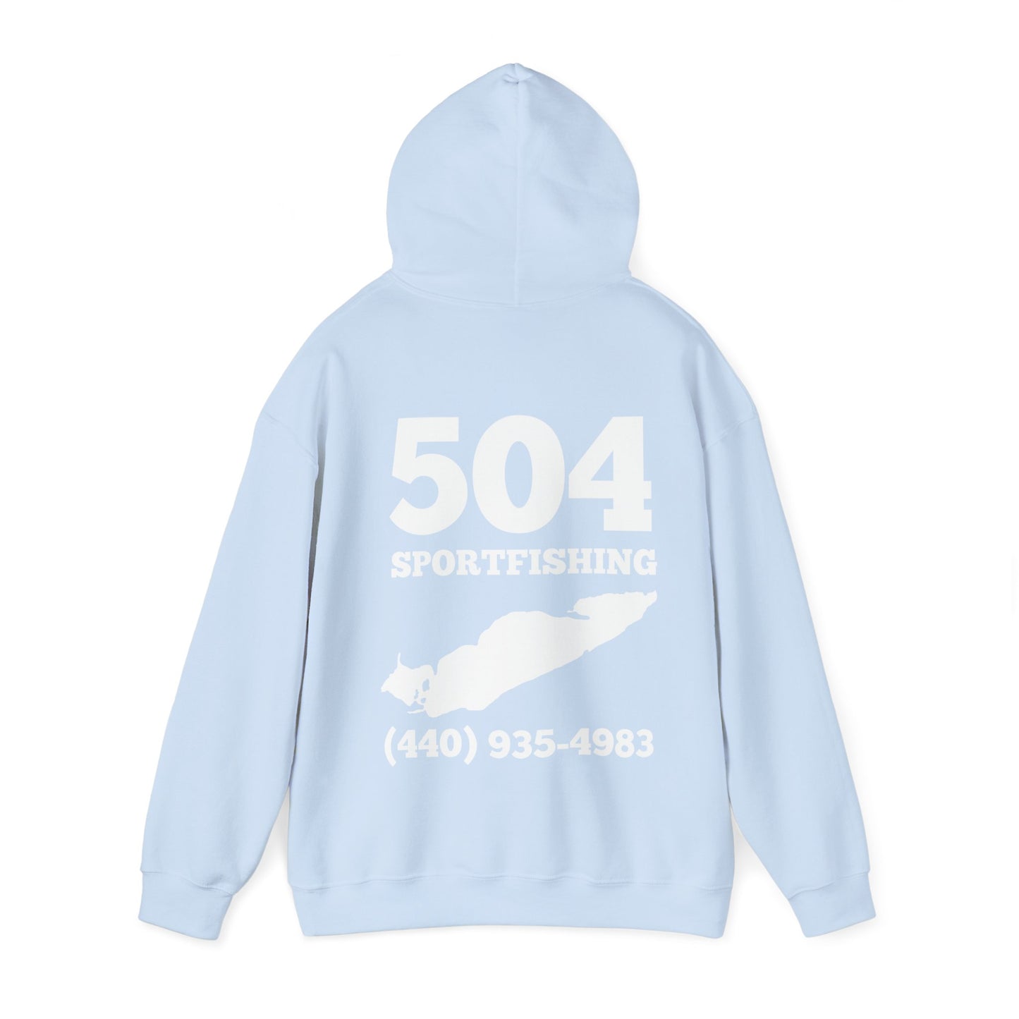 504 Sportfishing Blue Walleye Hoodie