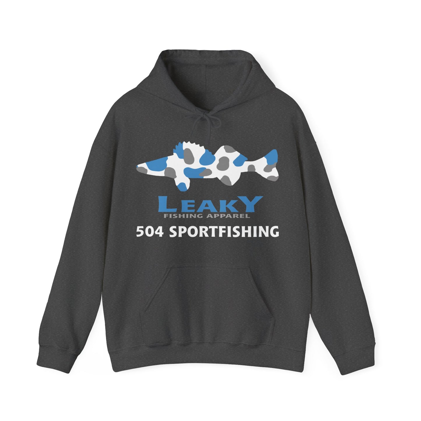 504 Sportfishing Blue Walleye Hoodie