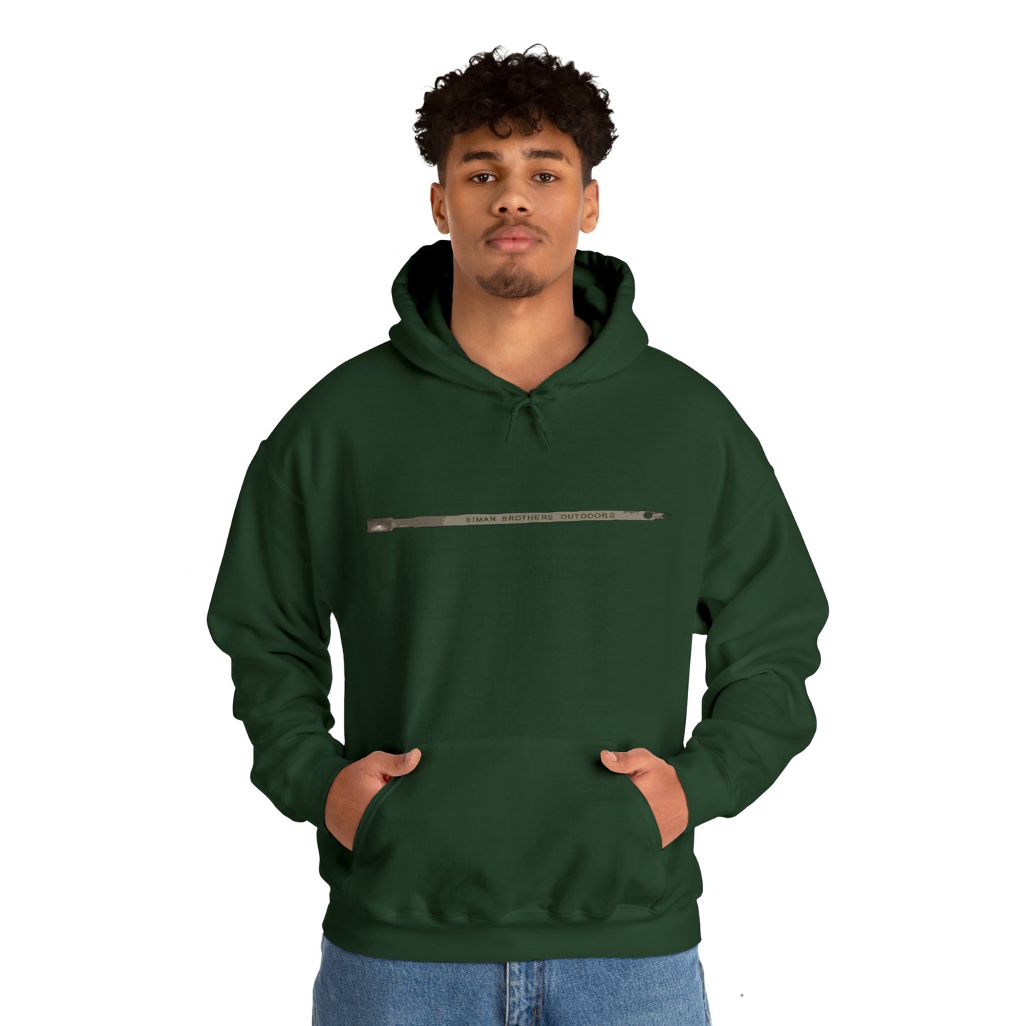 Metal Deer Tag Hoodie