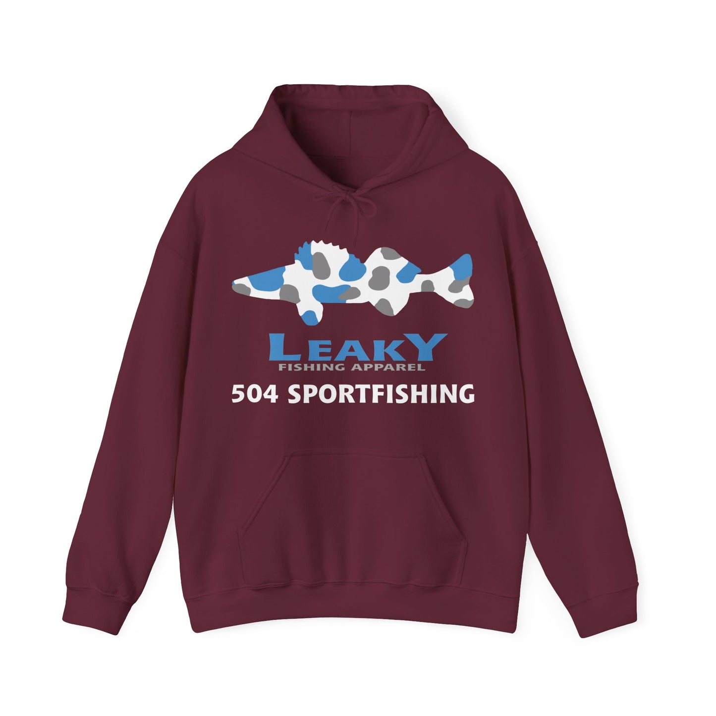 504 Sportfishing Blue Walleye Hoodie