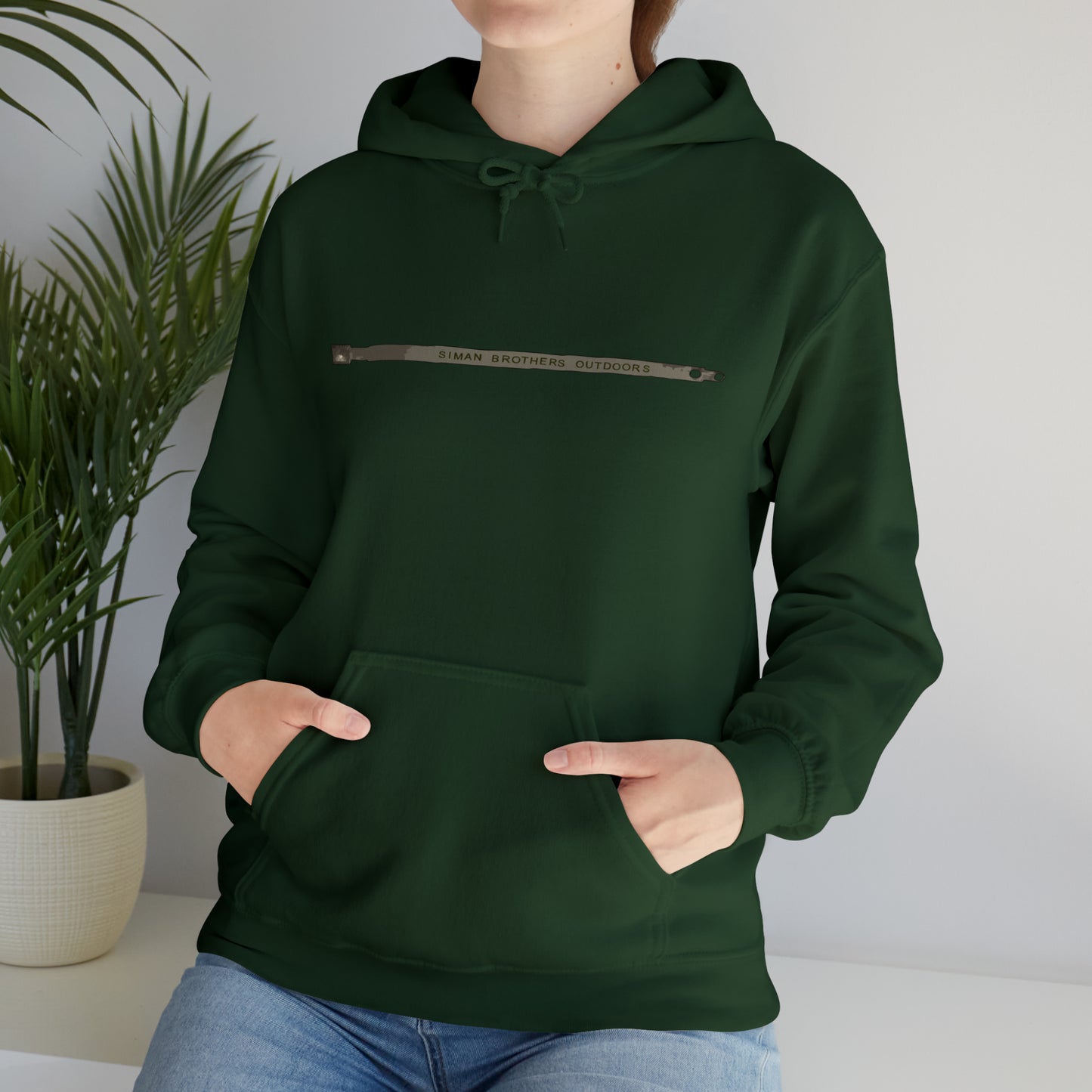 Metal Deer Tag Hoodie