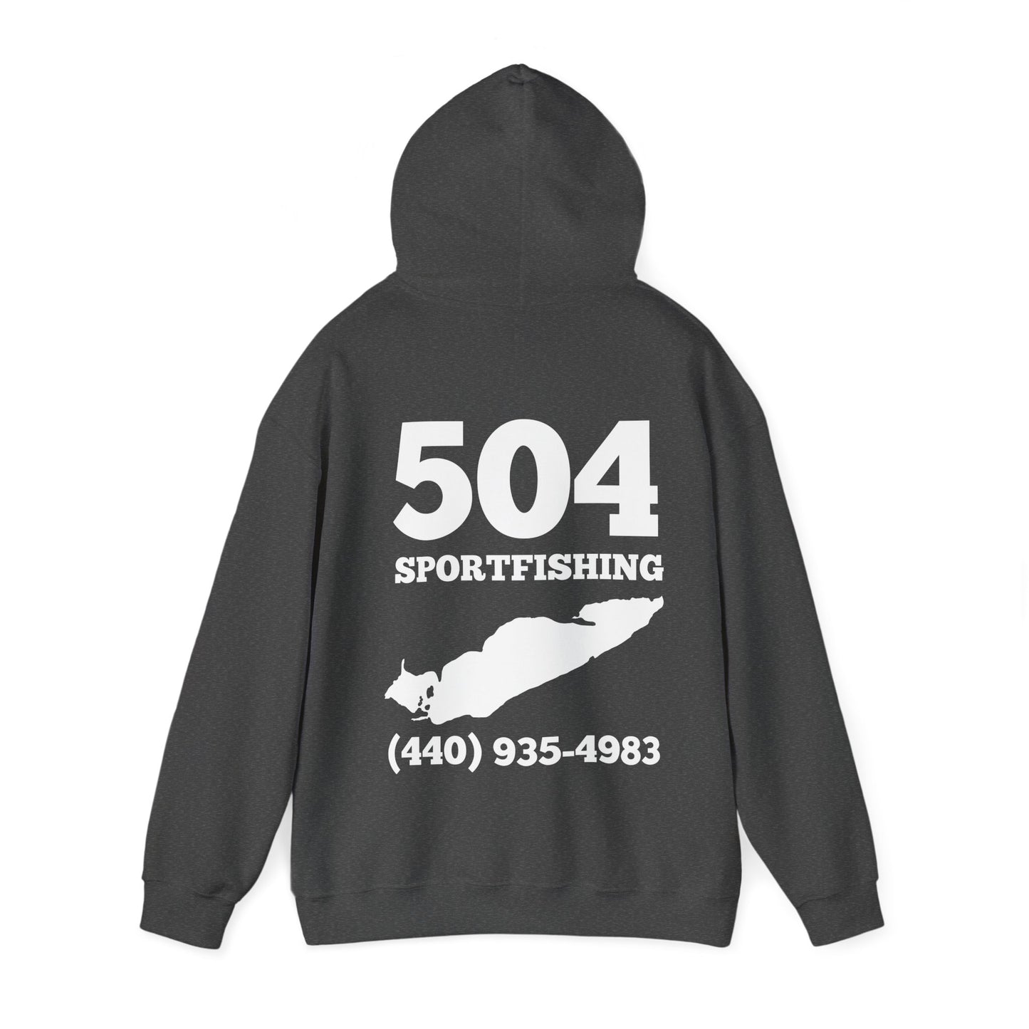 504 Sportfishing Blue Walleye Hoodie