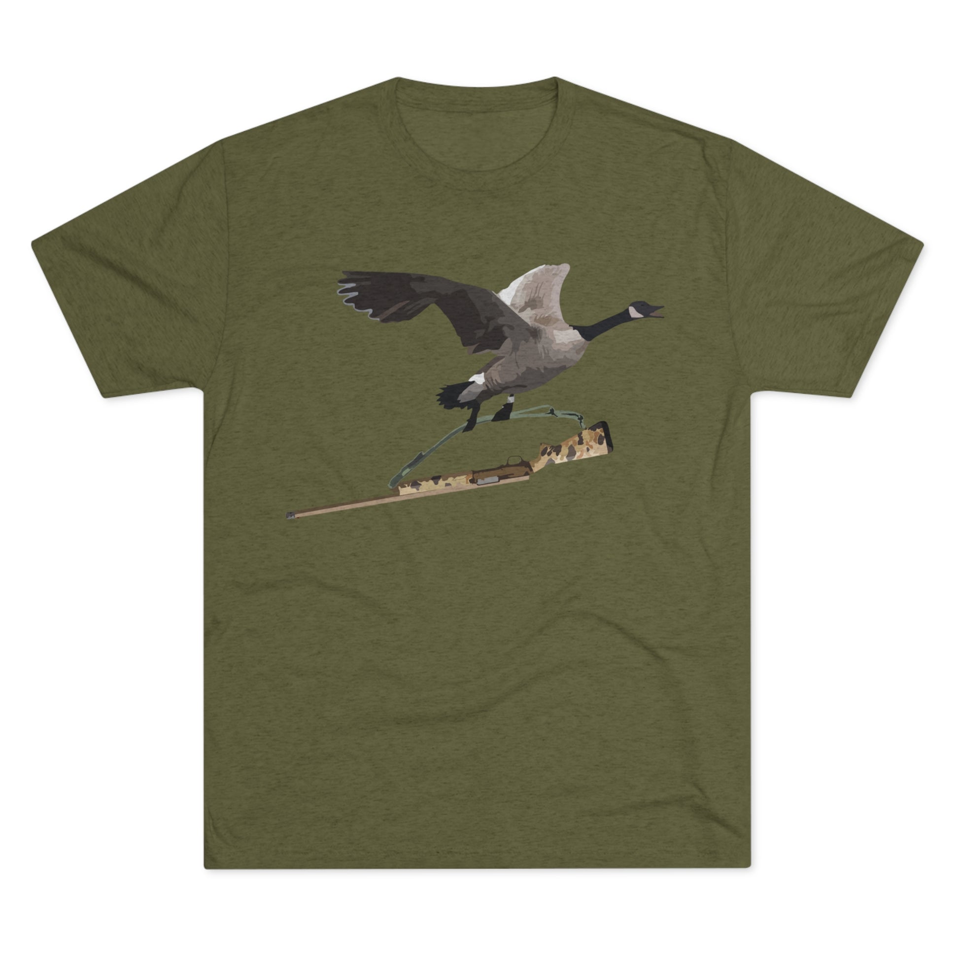 crew tee hunting browning a5 Goose tee shirt pterodactyl 