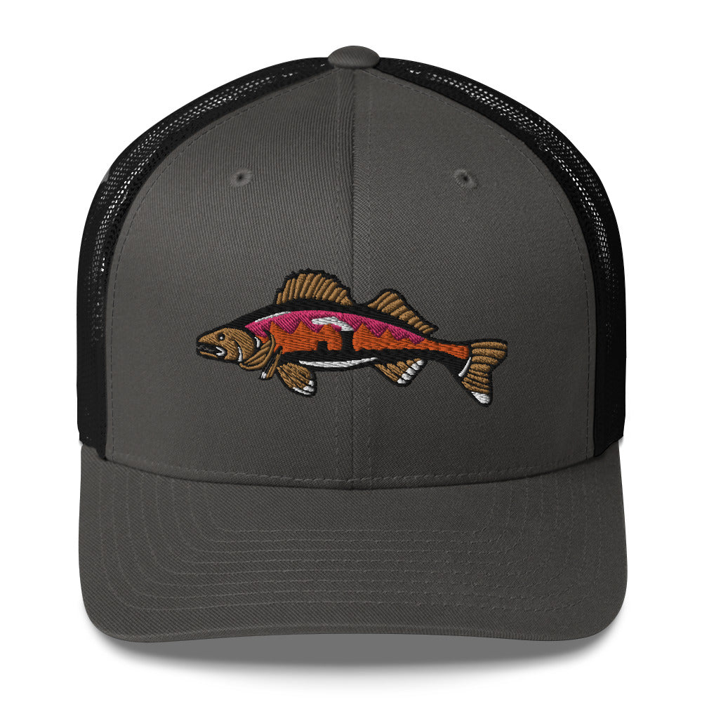 Walleye Horizon Trucker Cap